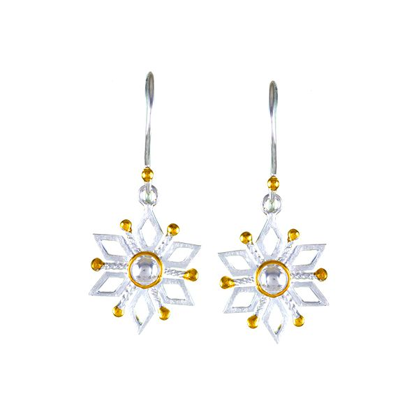 Snowflake earrings Holliday Jewelry Klamath Falls, OR