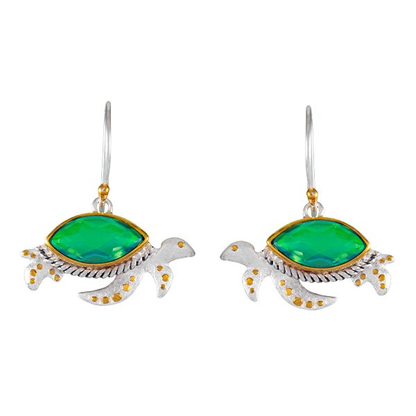 Sterling silver turtle earrings. Holliday Jewelry Klamath Falls, OR