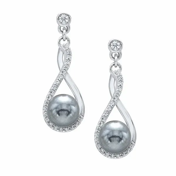 Elegant Diamond and Pearl Earrings Holliday Jewelry Klamath Falls, OR