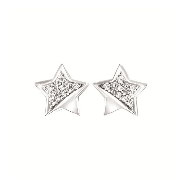 Diamond star earrings Holliday Jewelry Klamath Falls, OR