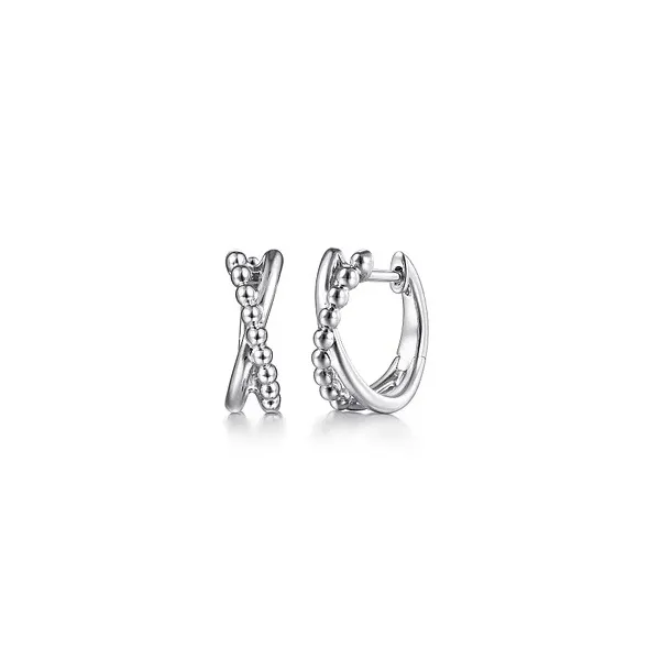 Gabriel Sterling Silver Bujukan Twisted Huggie Earrings Holliday Jewelry Klamath Falls, OR