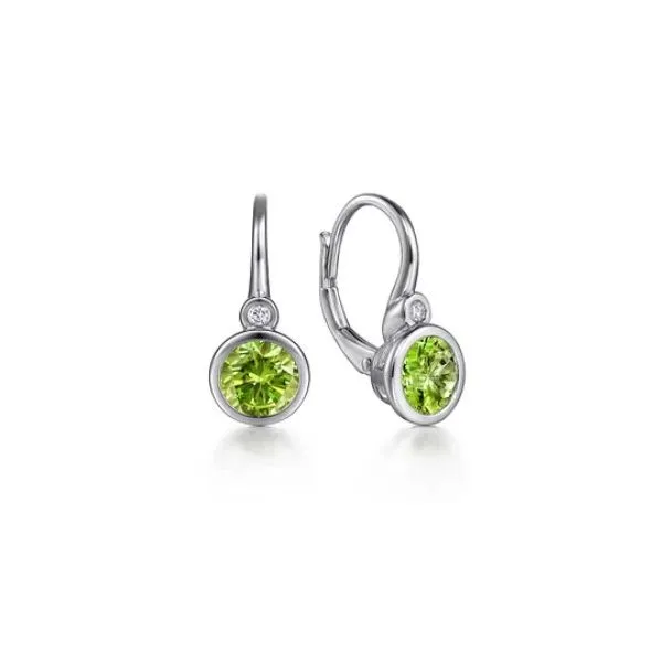 Perfectly paired peridot and diamond earrings Holliday Jewelry Klamath Falls, OR