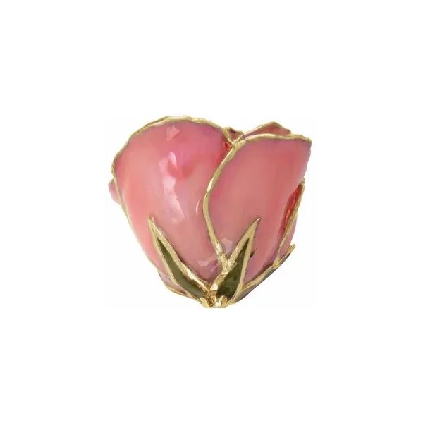 Pink pearl 24k lacquered rose. Holliday Jewelry Klamath Falls, OR