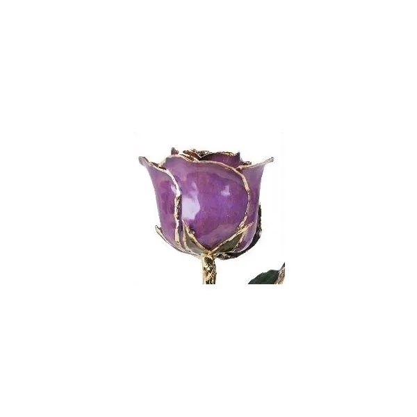 Amethyst lacquered rose. Holliday Jewelry Klamath Falls, OR