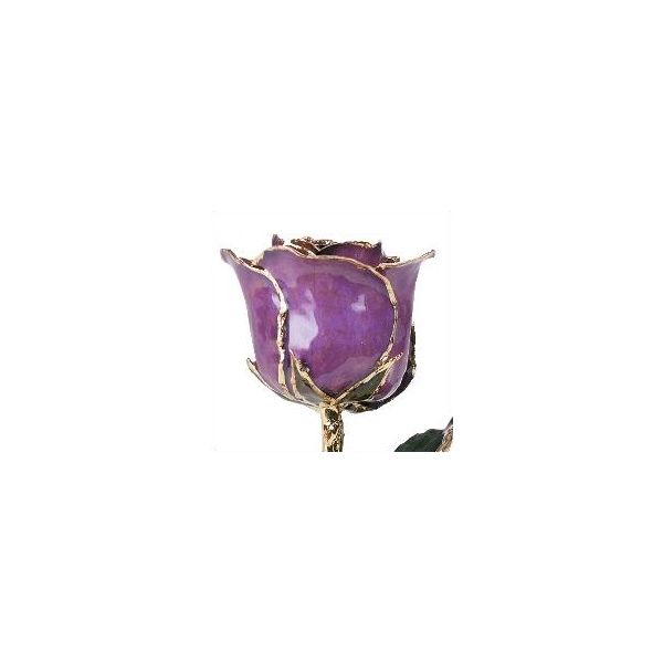 Amethyst lacquered rose. Holliday Jewelry Klamath Falls, OR
