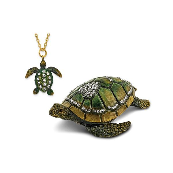 Sea turtle trinket box Holliday Jewelry Klamath Falls, OR