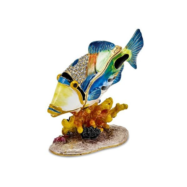 Huma Huma fish trinket box. Holliday Jewelry Klamath Falls, OR