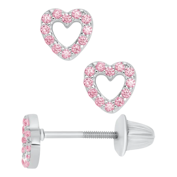 Children's heart earrings Hollingsworth Jewelers Gallery Petaluma, CA