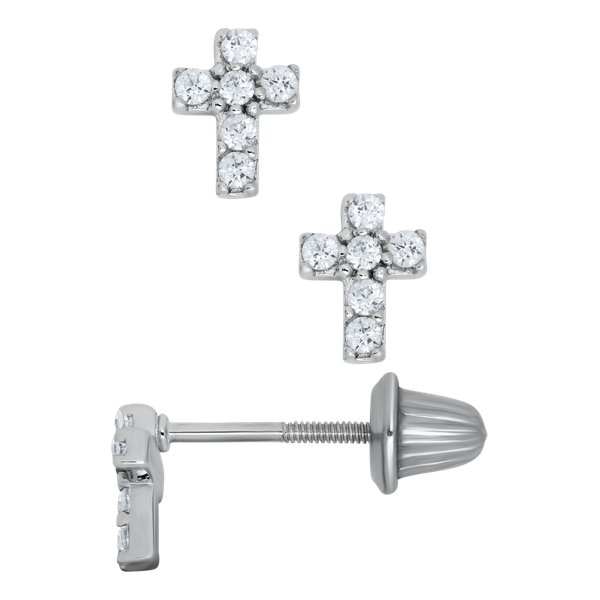 Children's Cross Earrings Hollingsworth Jewelers Gallery Petaluma, CA