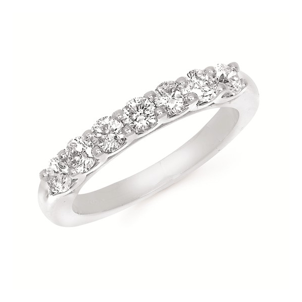 7 Diamond Wedding Anniversary Band 0.75 Carat Holly McHone Jewelers Astoria, OR