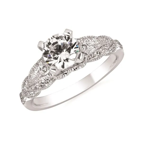 Diamond Semi-Mount Ring Image 3 Holly McHone Jewelers Astoria, OR