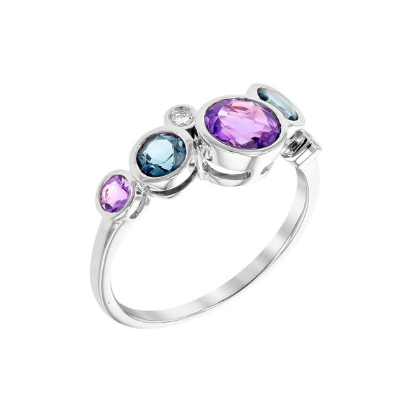 Colored Stone Ring Image 2 Holly McHone Jewelers Astoria, OR