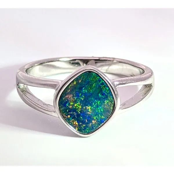 Colored Stone Ring Holly McHone Jewelers Astoria, OR