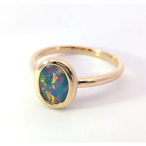 Colored Stone Ring Holly McHone Jewelers Astoria, OR