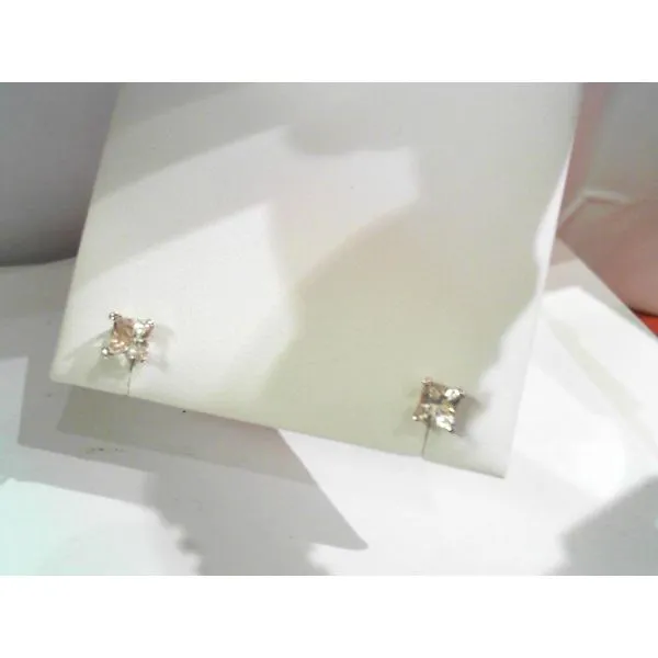 Princess Cut Oregon Sunstone Stud Earrings similar item image