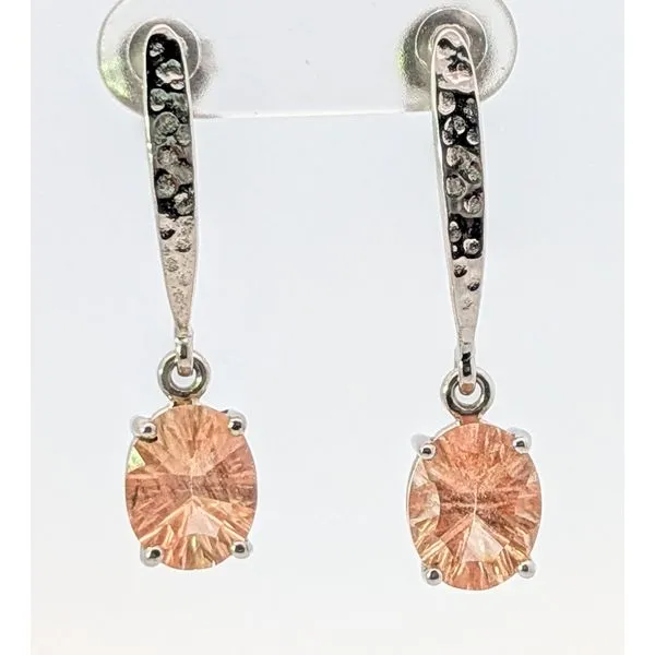 Sterling Silver Stick Design Stud Earrings