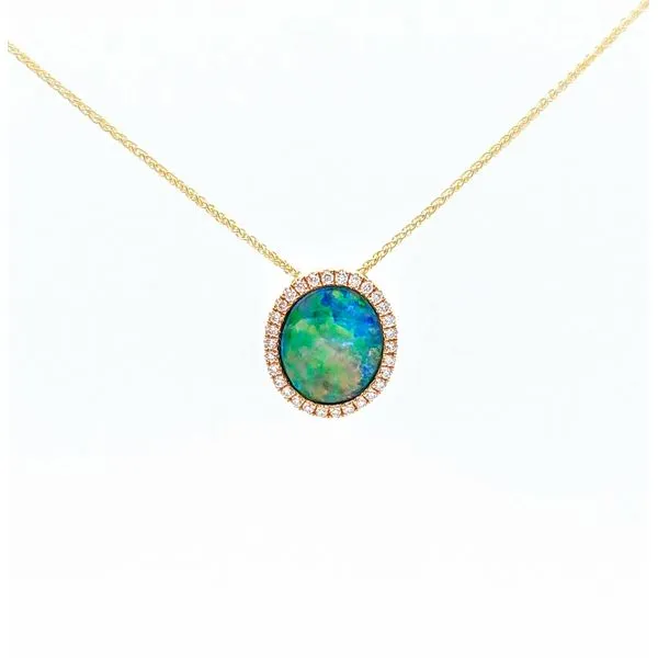 Colored Stone Pendant Holly McHone Jewelers Astoria, OR