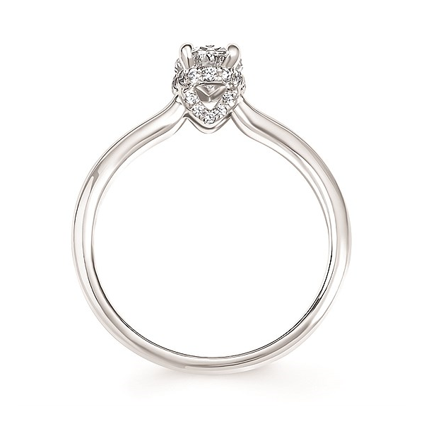 Lab Diamond Solitaire Ring in 14K White Gold Holly McHone Jewelers Astoria, OR