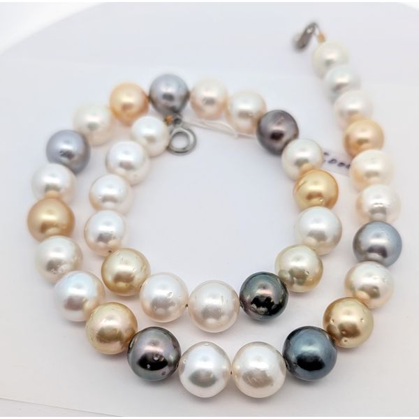 South Sea Pearl Multi-Color Strand Necklace Holly McHone Jewelers Astoria, OR