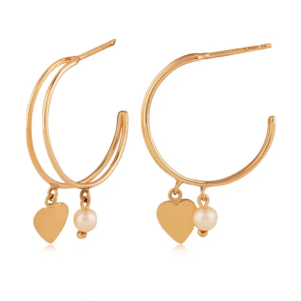 Gold Earrings Holly McHone Jewelers Astoria, OR