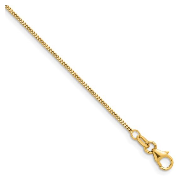14K Yellow Gold Solid Curb Chain Holly McHone Jewelers Astoria, OR