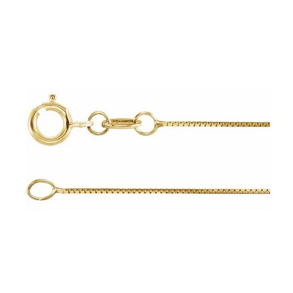 14K Gold Box Chain Holly McHone Jewelers Astoria, OR
