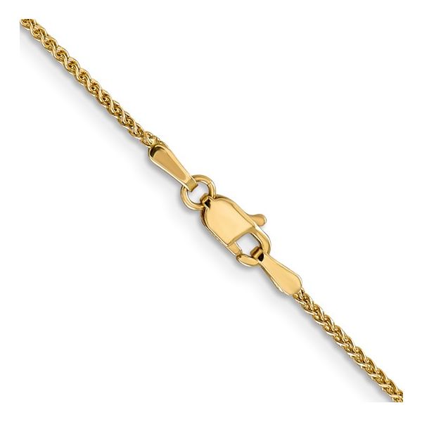 14K Gold Diamond-Cut Spiga Wheat Chain Image 2 Holly McHone Jewelers Astoria, OR
