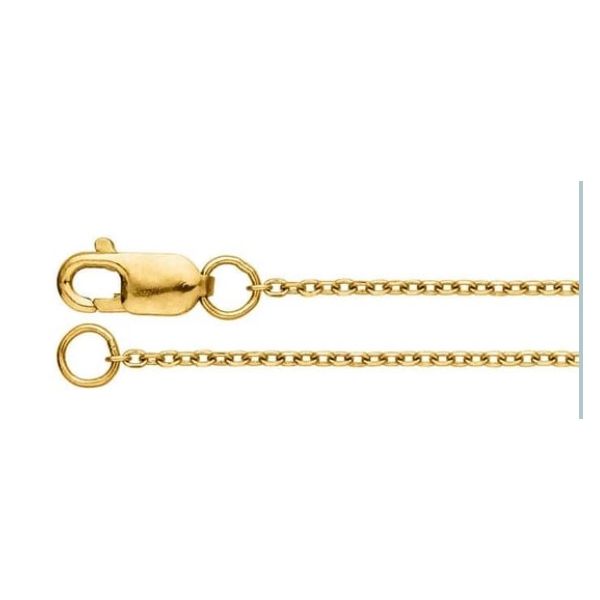 10K Gold Diamond-Cut Cable Chain Holly McHone Jewelers Astoria, OR