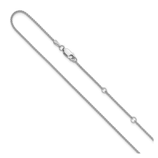 14K White Gold Baby Spiga Chain Holly McHone Jewelers Astoria, OR