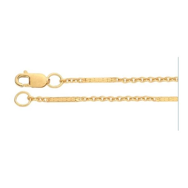 Gold-Filled Cable Chain with Bar Accents Holly McHone Jewelers Astoria, OR