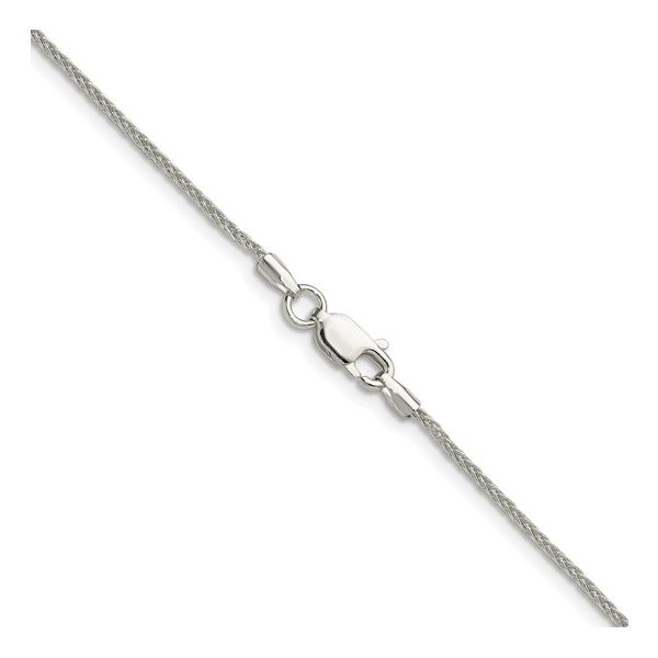 Sterling Silver Diamond-Cut Double Spiga Wheat Chain Image 2 Holly McHone Jewelers Astoria, OR