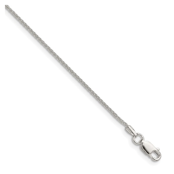Sterling Silver Diamond-Cut Double Spiga Wheat Chain Holly McHone Jewelers Astoria, OR