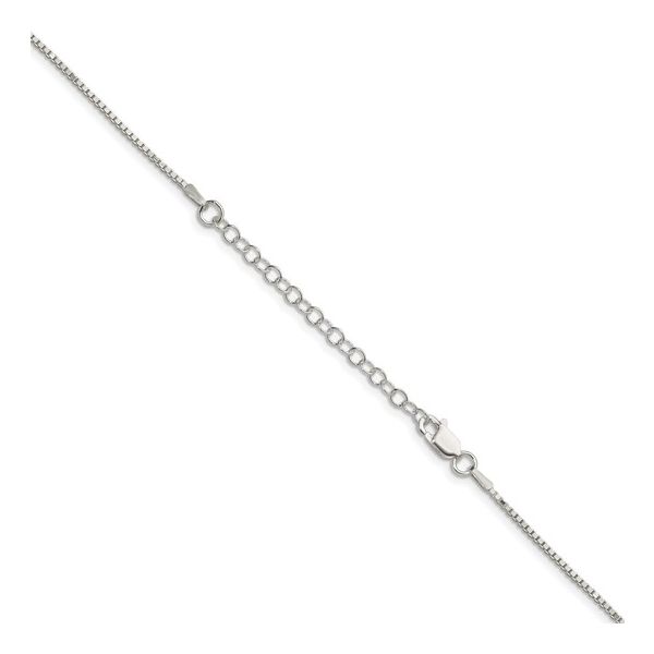 Sterling Silver Box Chain with Extender Image 2 Holly McHone Jewelers Astoria, OR