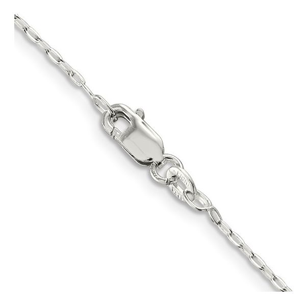Sterling Silver Flat Oval Cable Chain Image 2 Holly McHone Jewelers Astoria, OR