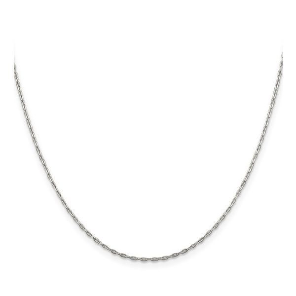 Sterling Silver Flat Oval Cable Chain Image 3 Holly McHone Jewelers Astoria, OR