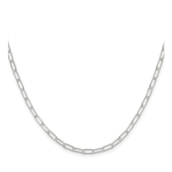 Sterling Silver Paperclip Chain Image 2 Holly McHone Jewelers Astoria, OR