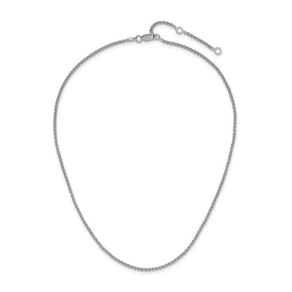 Sterling Silver Spiga Wheat Chain Image 2 Holly McHone Jewelers Astoria, OR