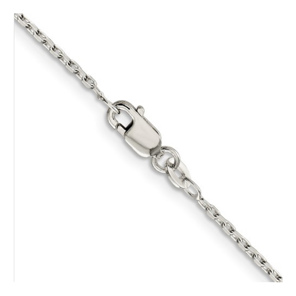 Sterling Silver Beveled Oval Cable Chain Holly McHone Jewelers Astoria, OR
