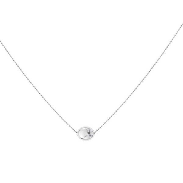 Sterling Silver Bean Necklace Holly McHone Jewelers Astoria, OR