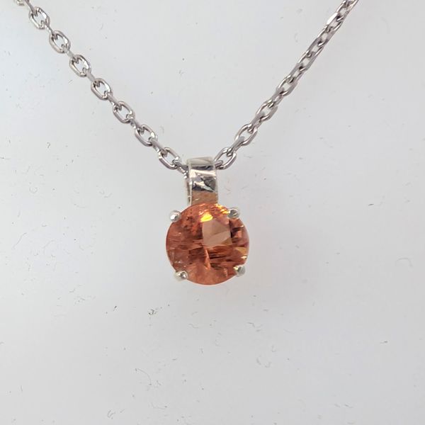Oregon Sunstone Pendant in Sterling Silver Holly McHone Jewelers Astoria, OR