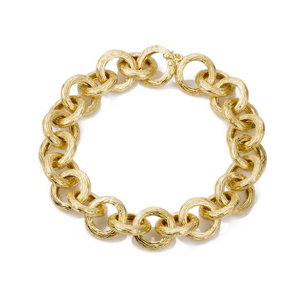 Sterling Silver with 18K Vermeil Link Bracelet Holly McHone Jewelers Astoria, OR