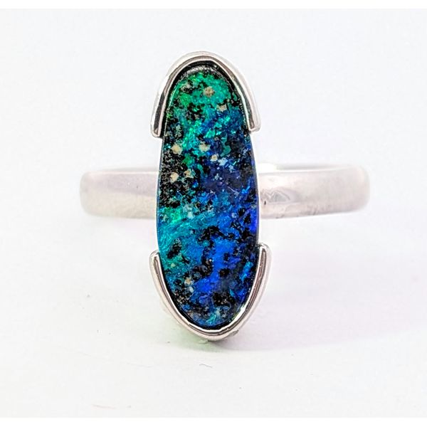 Australian Boulder Opal Ring in Sterling Silver Holly McHone Jewelers Astoria, OR