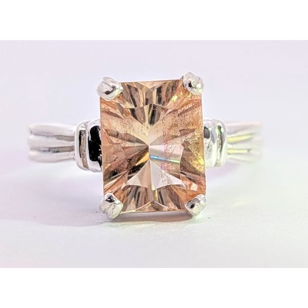 Champagne Oregon Sunstone Ring in Sterling Silver Holly McHone Jewelers Astoria, OR