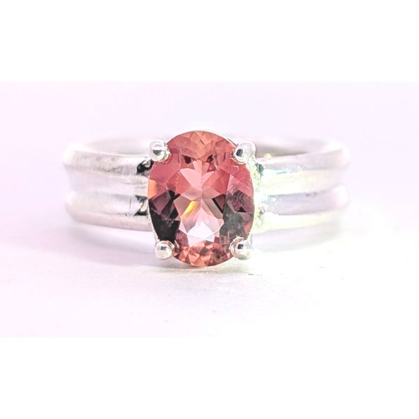 Oregon Sunstone Ring in Sterling Silver Size 8 Holly McHone Jewelers Astoria, OR