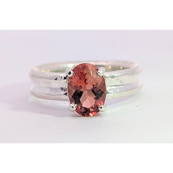Oregon Sunstone Ring in Sterling Silver Size 6 Image 2 Holly McHone Jewelers Astoria, OR
