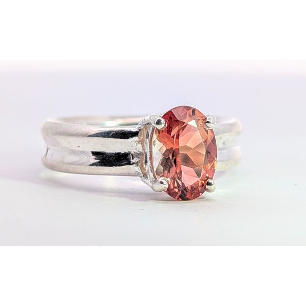Oregon Sunstone Ring in Sterling Silver Size 6 Holly McHone Jewelers Astoria, OR
