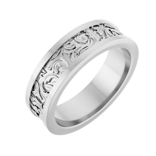 Alternative Metal Wedding Band Holly McHone Jewelers Astoria, OR