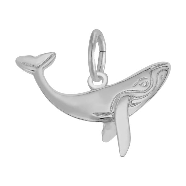 Sterling Silver Humpback Whale Charm Holly McHone Jewelers Astoria, OR