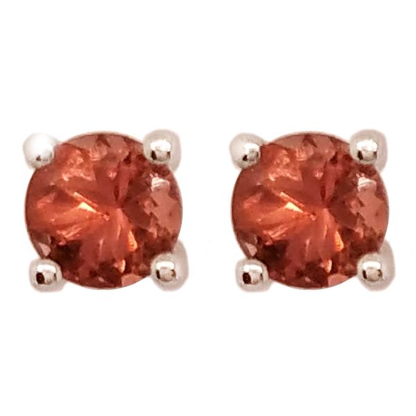 Oregon Sunstone Stud Earrings in Sterling Silver Holly McHone Jewelers Astoria, OR