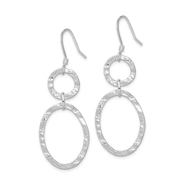 Sterling Silver Oval Dangle Earrings Holly McHone Jewelers Astoria, OR